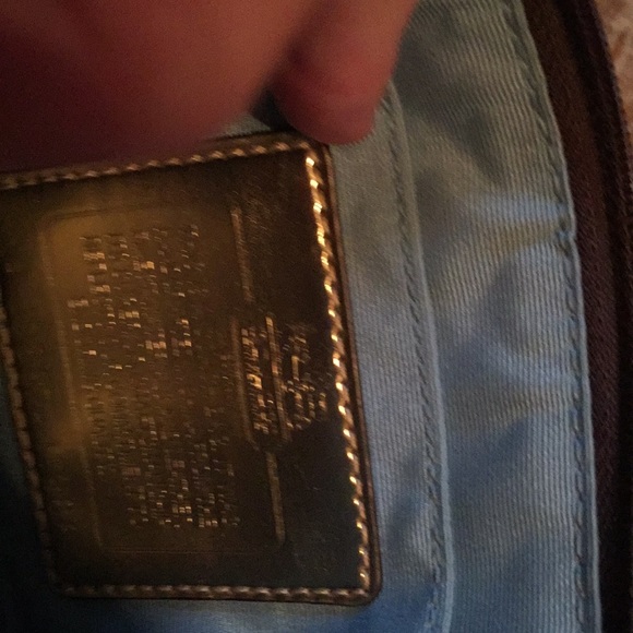 Small brown coach clutch - Picture 3 of 4